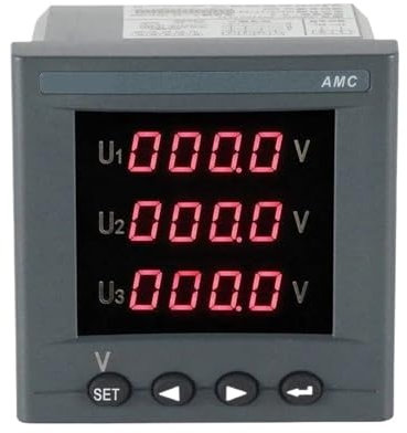 ISIRYK Compteur d'énergie Instrument de Mesure électrique Compteur d'énergie électrique programmable AMC96-E4/KC