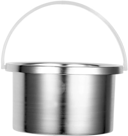 Homoyoyo Wax Melting Inner Pot Container for Hair Wax Warmer High Temperature Resistant Accessory Easy to Clean Durable Replacement for Professional and Beginner Use