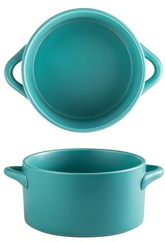 Tazza da zuppa con manici, tazze da brodo, grande ciotola per zuppa di cipolle, adatta al forno per colazione, latte, dessert, farina d'avena