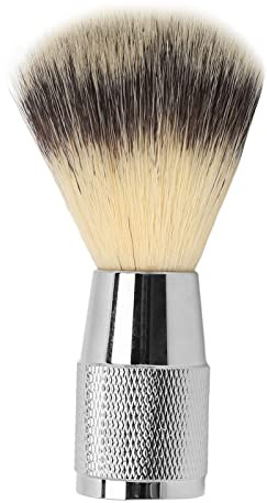 DGLDCSHUAI Brocha de Afeitar Cerdas sintéticas Mango Curvo Brocha de Crema de Afeitar para Hombres con Espuma portátil para salón Viajes en casa
