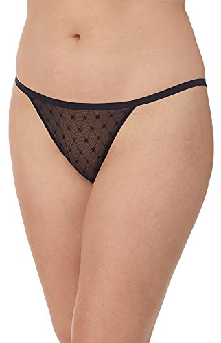 DKNY Women's Monogram Mesh String Bikini Panty
