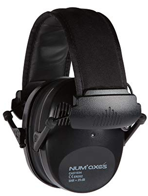 Num'Axes Collection Outdoor - Casques antibruit Casque antibruit électronique CAS1034 b - Noir