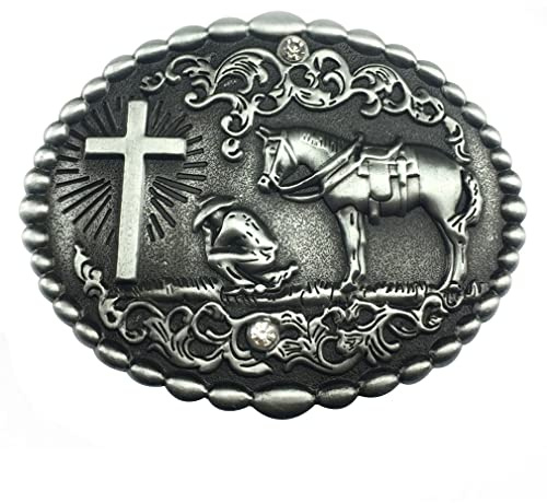 LKMY Herren-Gürtelschnalle, 3D-Pferd-Gürtelschnalle, Matouqin, Zentauren, Pferdekopf, Western-Cowboy, Vintage, Jeans-Accessoire für Männer, Frauen