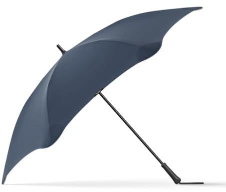 Blunt Executive Stockschirm Regenschirm marineblau | groß & sturmfest für 2 Personen – 138 cm Ø | Innovatives & patentiertes Design – getestet im Windkanal