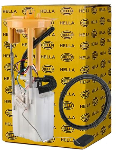 HELLA 8TF 358 146-651 Kraftstoffpumpe - Benzinpumpe - elektrisch - 5-polig | Kompatibel mit: VW POLO IV Stufenheck, TIGUAN, TIGUAN VAN