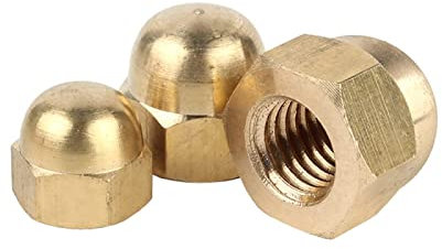 Messing-Überwurfmutter, M3M4M5M6M8M10M12M14M16M18M20, Überwurfmutter, Messing-Schraubkappe, Überwurfmutter,M16 (1 Stück)