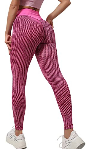 Merlvida Cintura Alta Leggins Push Up Anti-Cellulite Mallas de Deporte - Elásticos Leggins Deportivos Levante Los Pantalones de Yoga/Ropa Deportiva para Yoga Fitness Running