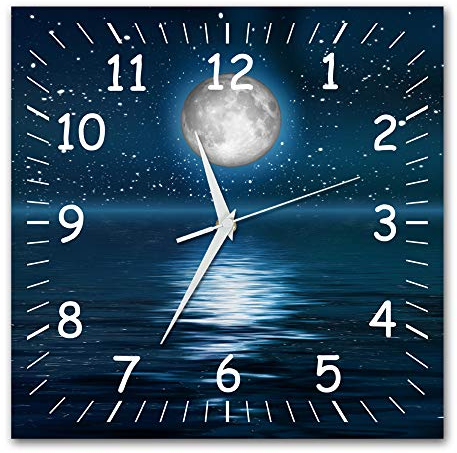 Bilder-Manufaktur BM Funk Quarz Quarzwanduhr Wanduhr Funkwanduhr Funkwanduhren Funkuhr Funkuhren kein Ticken lautlos geräuschlos leise ohne Tickgeräusche groß XXL MF16-9512-funk