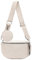 ER.Roulour Bauchtasche für Damen Herren stylisch Gürteltasche Hüfttasche mit Breiter Gurt und MüNze Crossbody Bag (Beige)