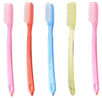 Bohue Spazzolino da denti manuale extra duro e solido, spazzolino da denti con testa enorme per adulti con setole solide, strumenti per la cura dentale per la pulizia delle macchie dei denti (5)