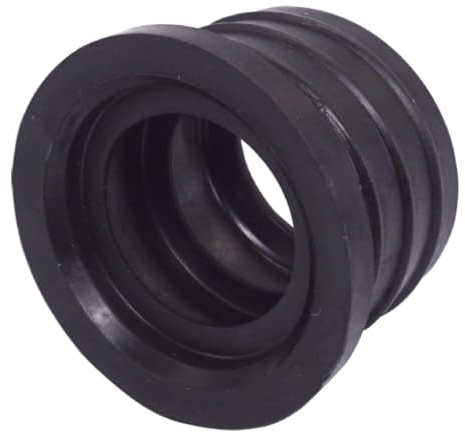 SKIR'CO Custodia in gomma nera 40 x 32 mm per scarico, connettore e adattatore per tubo, riduttore in gomma