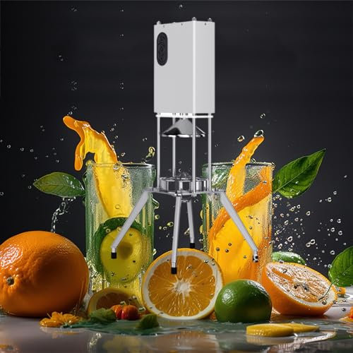 spremiagrumi Elettrico da 400mL, Realizzato in Acciaio Inossidabile 304, Facile da Pulire, Senza Bpa, Adatto A Luoghi Commerciali E Case