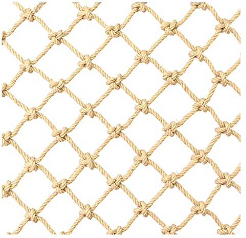 Kindergarten Geländer Sicherheitsnetz Hanf Schutznetz Kinder Fall Safety Net Hanf-Seil-Kletternetz Isolation Netz Indoor Outdoor Climbing Hammock Schaukel Zaun Balkon Dach Restaurant Bar Decken (Colo