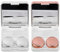 IBXWMNG Ensemble de 2 étuis à lentilles de Contact avec Miroir, Portable pour Voyage,boîte Pratique pour lentilles de Contact（ Argent et Champagne）