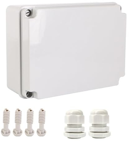 VangoShell Boîte de dérivation étanche universelle, indice de protection IP65, connexion de câble électrique, utilisation en extérieur