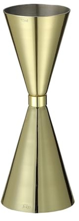 SparklWLeaf Jigger for Cocktail in Acciaio Inossidabile, misuratori da Bar, Utensili da Bar, Accessori da Bar per Le Bevande(Ringgold 60 90ml)
