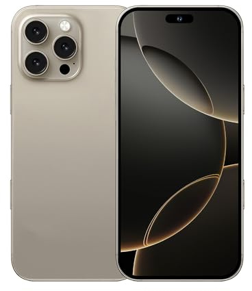 Telefono i16proMax 2025, smartphone da 8 GB+256 GB, Android sbloccato, ampio display 6.73, batteria da 8000 mAh, fotocamera da 108 MP+50 MP, Face ID/pulsante fotocamera/caricabatterie wireless Gray