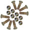 Pack of 8 3/8 UNF Wheel Studs And Nuts For 4 PCD Trailer Suspension Hubs
