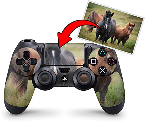 Skins4u personalisierbare Skin Designfolie für Sony PlayStation 4 Controller - Dein Bild auf Deinem PS4 Controller - Individuelle PS4 Skins selber gestalten im Custom-Konfigurator
