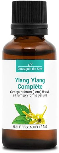 Ylang Ylang Completo - 30 ml - Olio essenziale biologico - 100% puro, naturale, chemiotipato e certificato AB