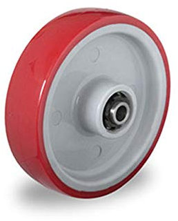 der ROLLENDE SHOP - Bockrolle Durchmesser 160 mm - Serie N2U6 Gleitlager Edelstahl