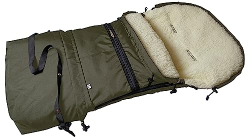 Bergsteiger Winterfußsack für Kinderwagen 5-in-1 Babywanne Babyschale | Kuscheliges Zubehör mit Gurtschlitzen nach Öko-Tex 100 verstellbar per Reißverschluss auch als Tasche oder Unterlage