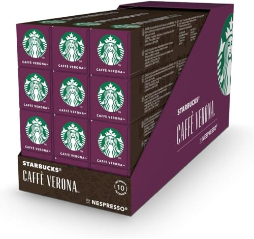 Starbucks - Caffè Verona Dark Roast by Nespresso - 12x 10 Capsules