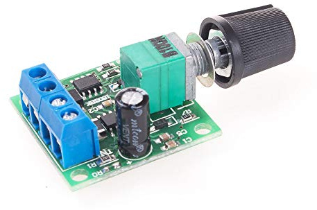 ANGEEK 2A PWM Drehzahlregler DC 1.8V 3V 5V 6V 12V Potentiometer Einstellbarer Treiberschalter mit Knopf