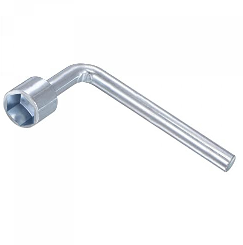 sourcing map 13mm Metric L Shaped Angled Open Hex 6 Point Socket Wrench, Single Ended