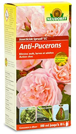 Anti-pucerons choc pour plantes d'ornement, à diluer. 100 ml