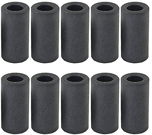 YOKIVE 10 Uds Toroide Núcleo ferrita Gris oscuro 14mm x 8mm x 28mm | Anillos ferrita Toroide Núcleo Hierro, Bueno para Filtros Bobinas, Potencia Transformadores