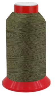 fuwi HT Jeansgarn Stärke 40 - Hochfestes UV-beständiges Nähgarn für Leder, Polster & Outdoor - Reißfester Zwirn, 5.200 cN, für Industrie- & Sattlermaschinen, 800 Meter (0079 Olivgrün)