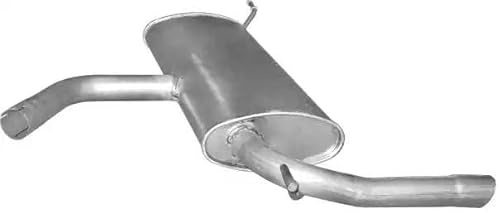 POLMO 23.76 Endschalldämpfer Kompatibel mit SEAT Leon Schrägheck 1P1 5P0253609F