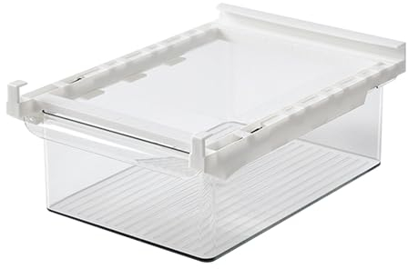 Kühlschrank-Schubladen-Organizer, Ausziehbare Regalaufbewahrung, Kühlschrank-Schublade mit Griff, Ausziehbarer Kühlschrank-Behälter-Organizer, Kühlschrank-Organizer, Ablagefach, Schubladenbehälter, Pa