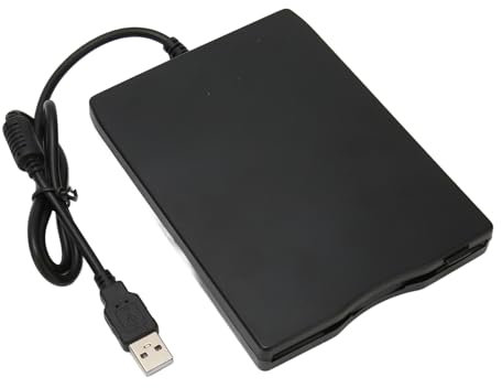 GOWENIC Floppy Disk Reader, USB 1.1/2.0/3.0 Low Noise External Drive, Error Correction, Strong ABS, Widely Compatible, for 2000, XP, Vista, 7, 8
