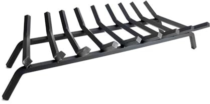 Porte Bûches Grille en Acier Forgé Pour Cheminée Sannover