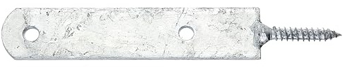 Alberts 843557 Zaunriegelhalter mit Holzgewinde | feuerverzinkt | zum Anschrauben | 210/8 x 60 mm | 10er Set