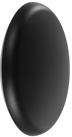 EGLO LED Wandleuchte innen Porciano, aufladbare Wandlampe | mit indirekter Beleuchtung, magnetischer Wandspot mit Fernbedienung, Kunststoff in Schwarz, warmweiß-kaltweiß, Ø 20 cm