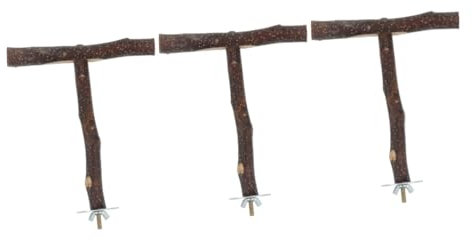 BESPORTBLE 3stücke Vogelstand Rack Für Papageien Sicherer Sitz Mit Stabilen Ästen Für Kleine Vögel Fördert Bewegung Und Koordination Spiel Und Ruhezone Für Ihr Haustier