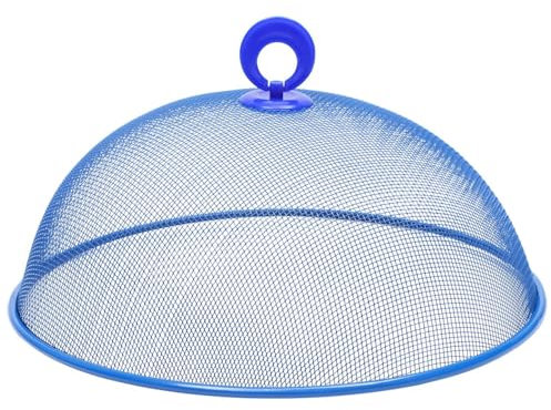 Runde Metallgitter-Abdeckplatte für Lebensmittel, wiederverwendbar, Kuppel, Lebensmittelabdeckung, Netz, Lebensmittelzelte, Picknick, Lebensmittel, Regenschirm, Kuchenabdeckungen für Küche,