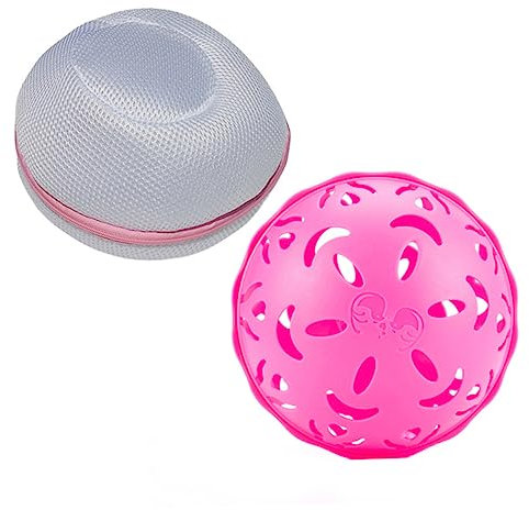 IWOWHERO Boules De Lavage Rondes pour Soutien-Gorge Anti-enroulement pour Machine à Laver Accessoires pour Tissus Délicats Et sous-vêtements