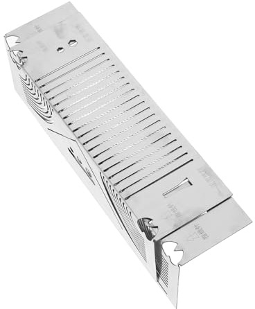 ANDRESLAD 2pcs Metal Engineering Rulers Set – Small Medium Arc Marking with 90° Right Angle for Woodworking Layout and Student Drawing Tools