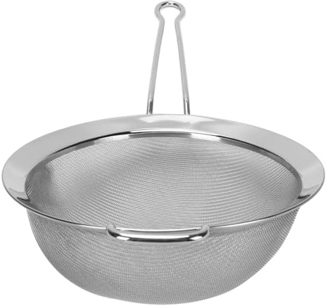 Keenso Passoire de Cuisine avec Poignée Robuste pour égoutter et Rincer, Facile à Ranger, pour les Gourmets