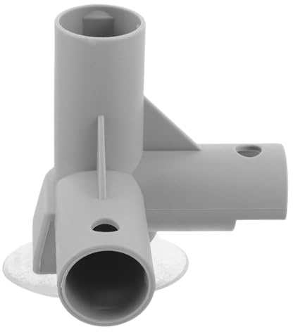 LOORGVEL Raccordo a T per Recinzioni Sicuro in Plastica e Silicone con Bordo Arrotondato, Accessorio Facile da Montare per Tubo di Cancelletti e Area Giochi per Ragazzo Ragazza