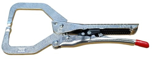 PTI Automatic Locking Vice Grip Pliers 7 C-Clamp - Auto Heavy Duty, Adjustable Opening Locking Pliers Metal DIY Woodworking