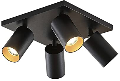 Arcchio Faretto dimmerabile (Moderno) colore Nero, in Alluminio ad es. Corridoio Lampada da incasso plafoniera applique