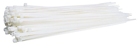 100 Stück Kabelbinder weiss 530 mm x 4,8 mm Handwerker Qualität cable ties extra lang 53 cm 22,2kg Zugkraft