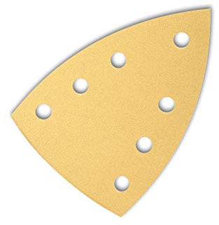 STARCKE 514D/NK Fogli abrasivi a triangolo per Levigatrice a delta | 100 x 150 mm | 50 pezzi | Grana: 100
