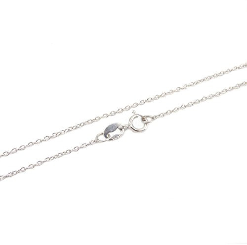 NaturSchatulle Feine Silberkette 925 Sterling Silber Halskette ohne Anhänger Damen 40-80cm I 1,2mm Ankerkette Ringverschluss Länge Panzerkette …