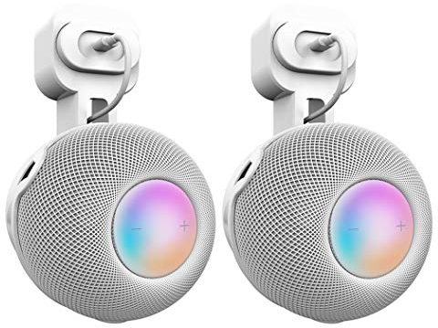Molitececool Homepod Mini - Soporte de pared para altavoces Homepod Mini, ahorra espacio, excelente gestión de cables sin enredos